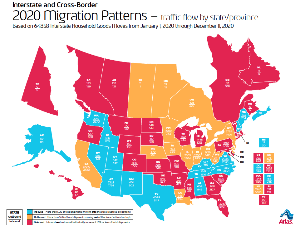 Migration Patterns Map