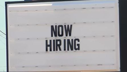 Now Hiring Sign