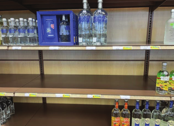 Liquorcommission Empty Alcohol Shelves