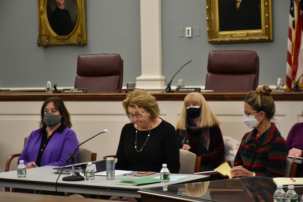 New Hampshire Supreme Court Justice Anna Hantz Marconi Listening To