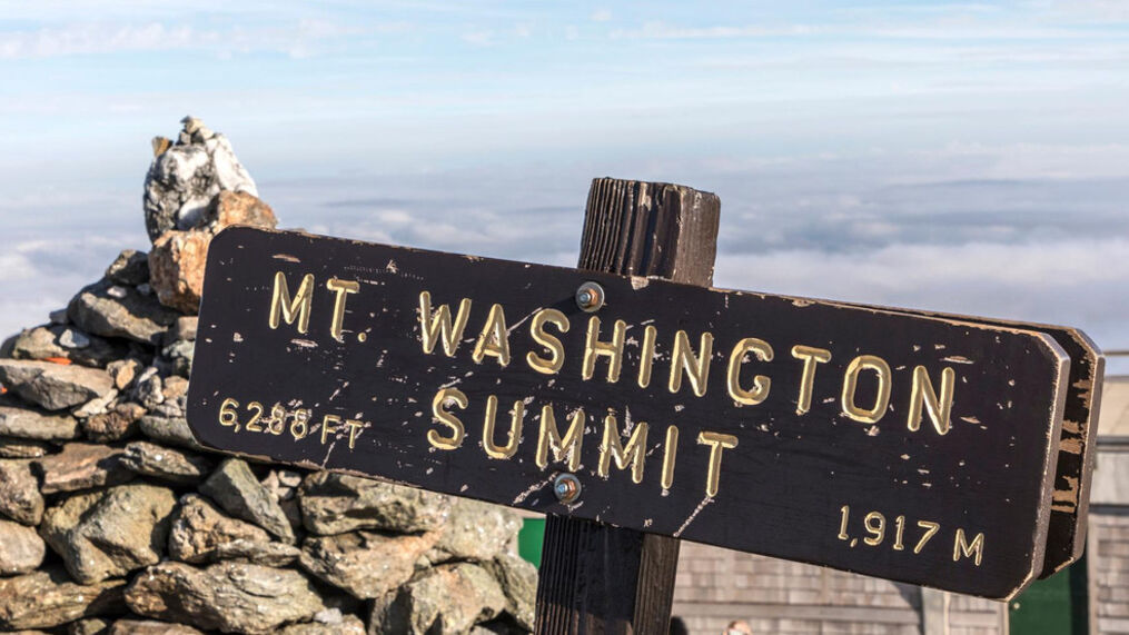 Mt Washington Summit Sign