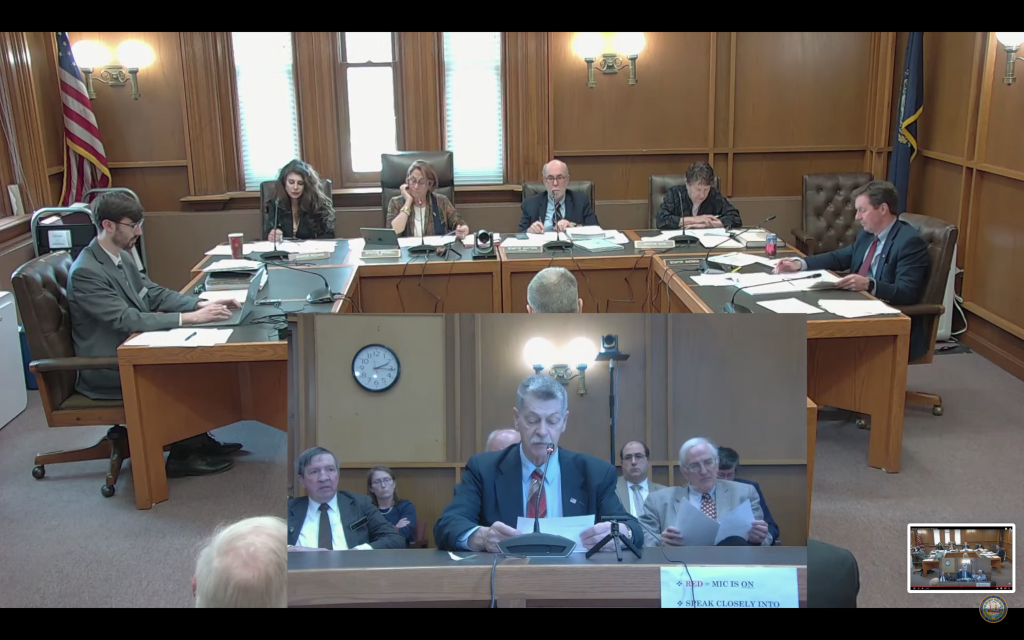 Daniels Testifying