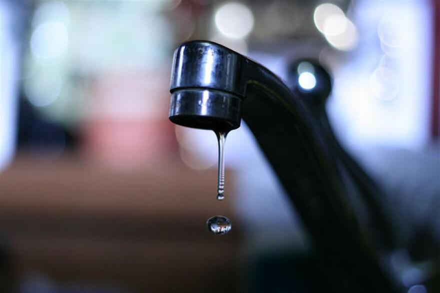 Water Faucet Dripping Stockimage
