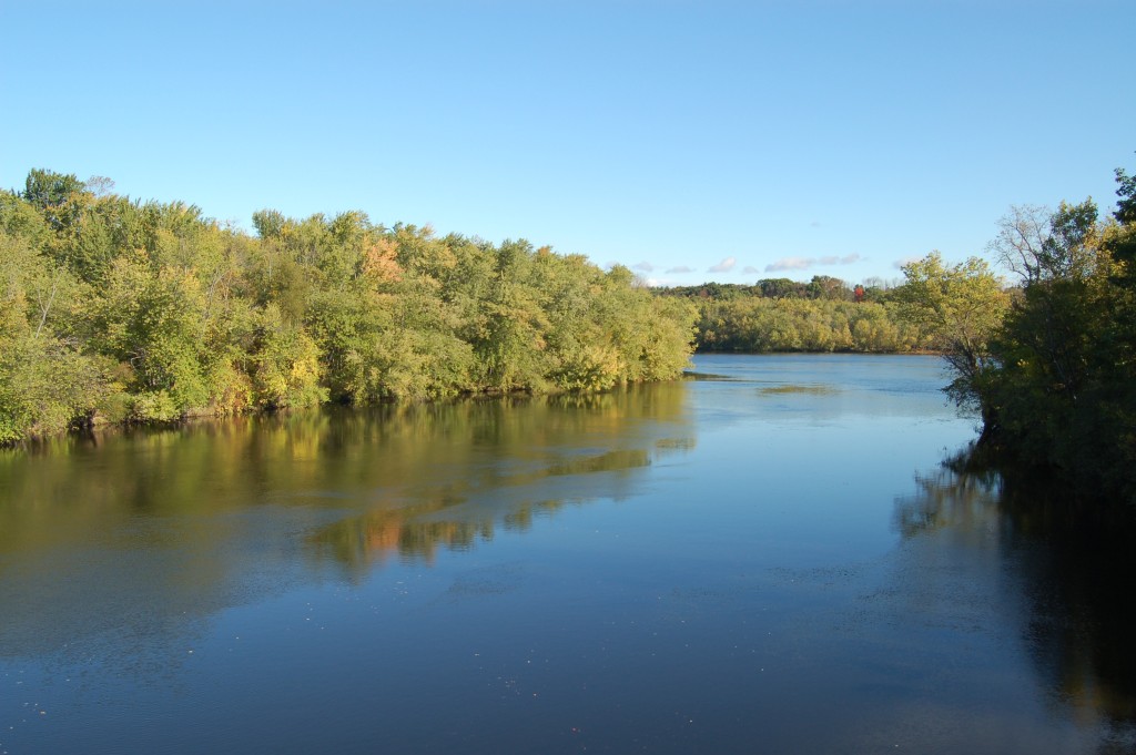Merrimack River In Early Autumn