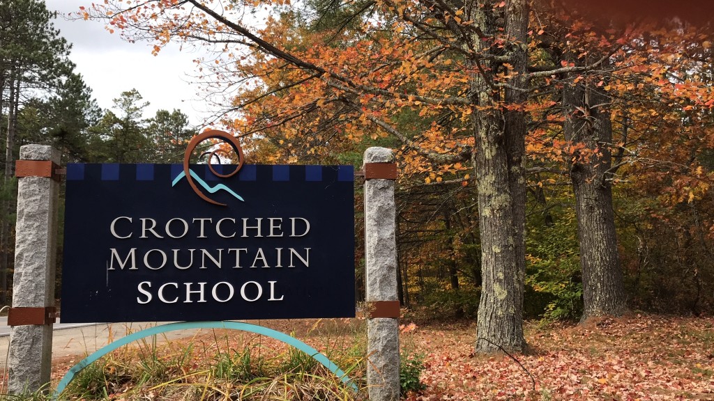 Crotched Mt School Sign
