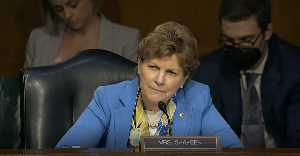 Jeanne Shaheen At Hearing