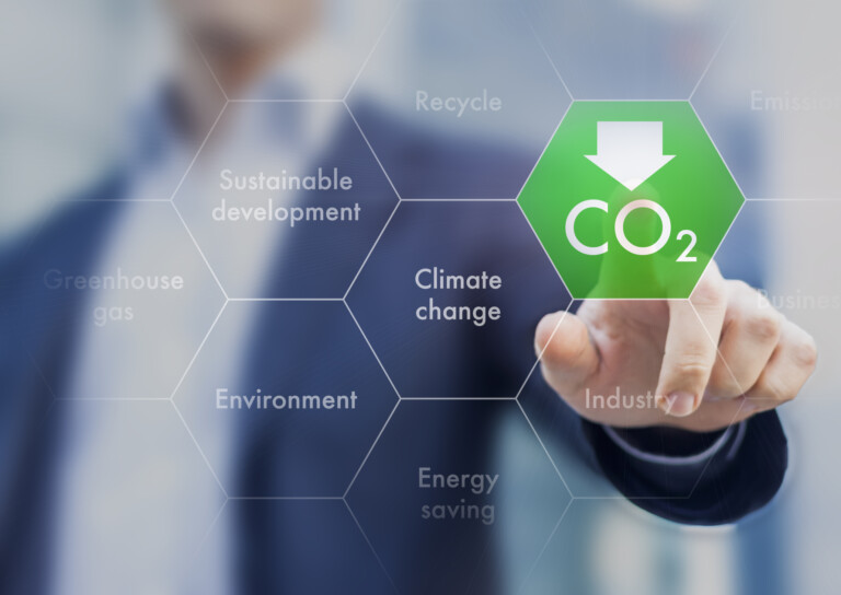 Reduce Greenhouse Gas Emission For Climate Change And Sustainabl