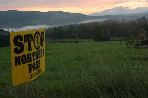 Stop Northern Pass Sign