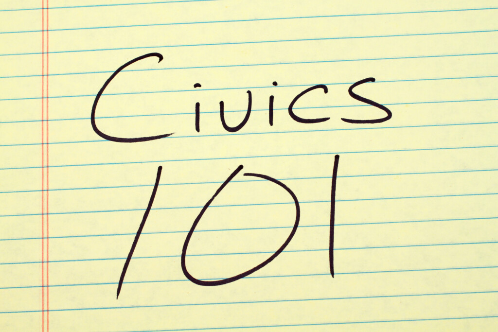 Civics 101 On A Yellow Legal Pad