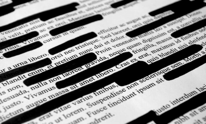 Lorem Ipsum Text That Has Been Redacted