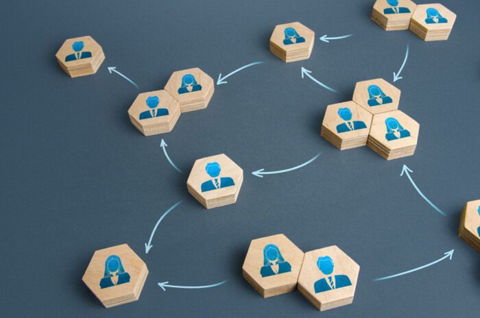 Communication Of People In The Business Of The Company. Delegation Of Work And Responsibilities. Functioning Of Departments And Divisions Of The Company. Decentralized Networking. Teamwork Cooperation