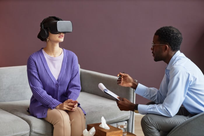 Virtual Reality Therapy Session