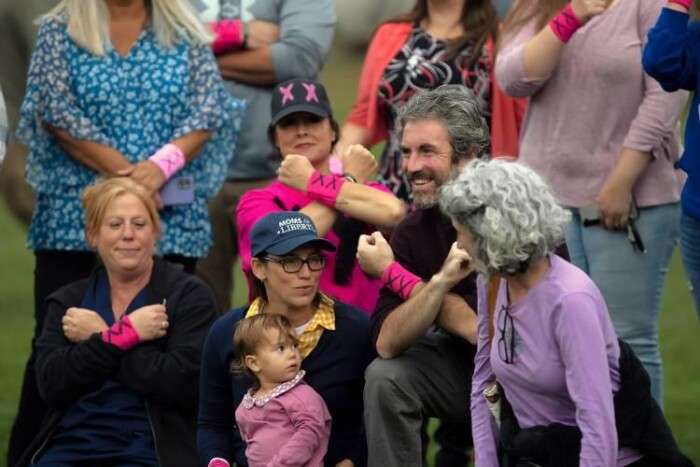 Pink Wristband Protest
