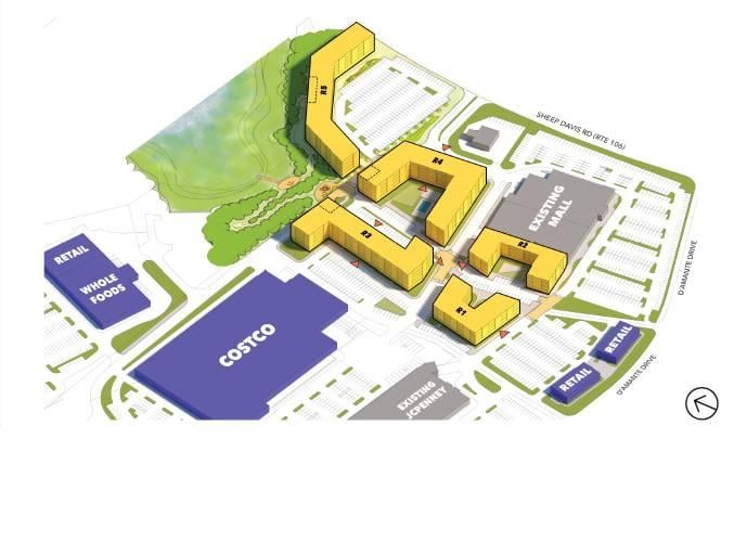 Steeplegate Mall Rendering