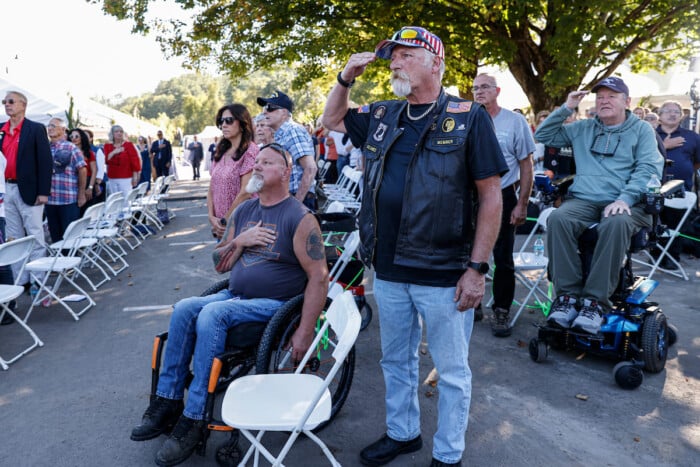 Salute Military Veterans Campus Ribbon Cutting 75