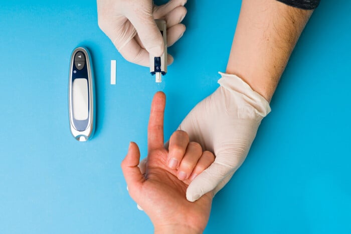Checking The Blood Glucose