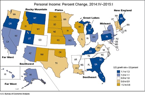 New Hampshire places top 10 in annual personal income growth - NH ...