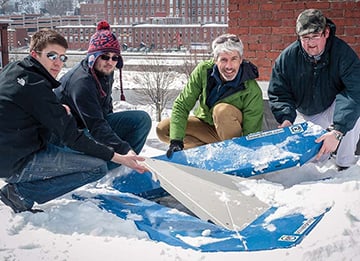 Solar Panel Snow Removal System: A Dartmouth Student Project 