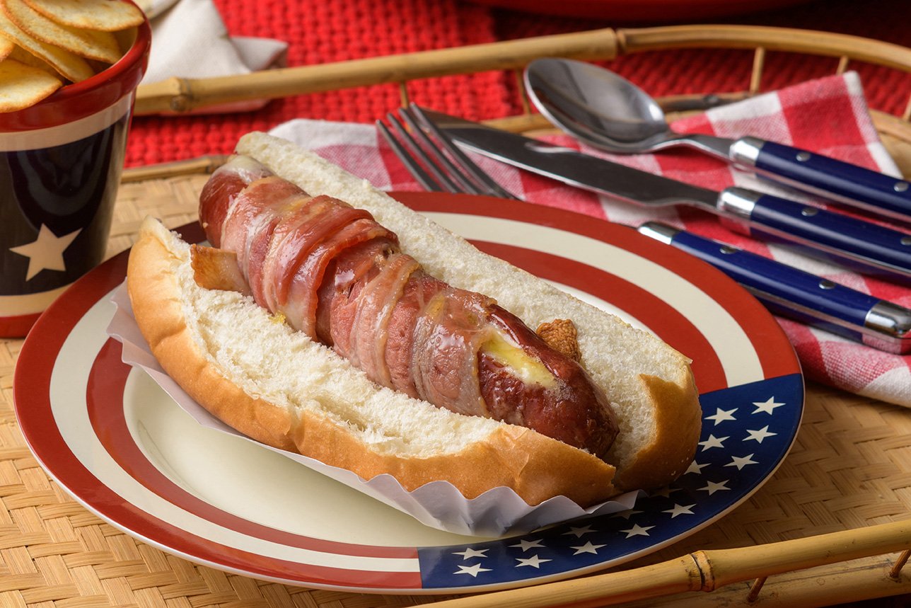 Dad’s BaconWrapped, CheeseStuffed Hot Dogs New Hampshire Home Magazine