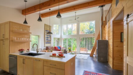 Passive House Kitchen Living