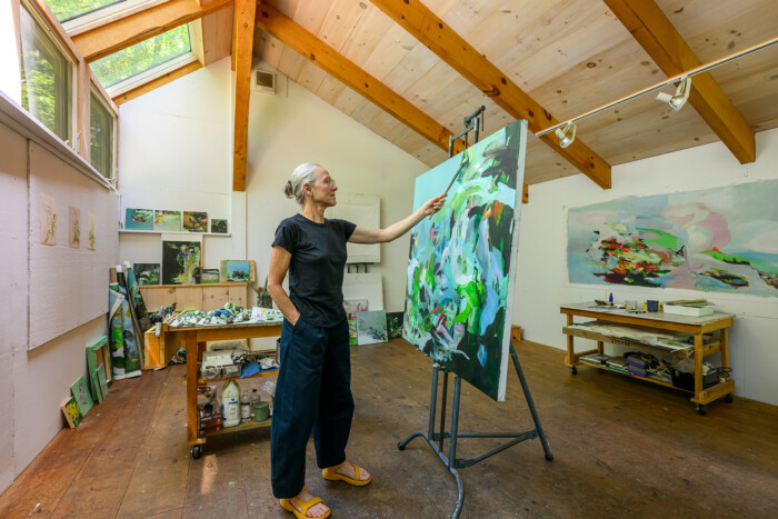 Hollis Heichemer In Her Studio