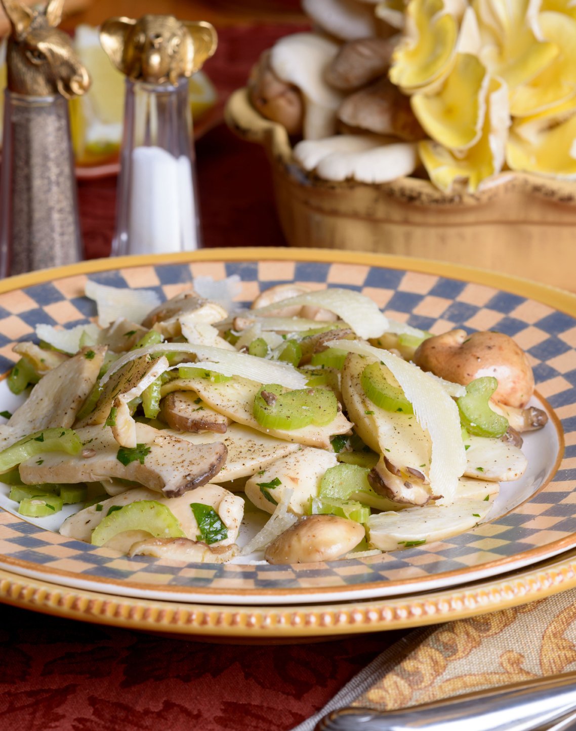 Mushroom and Celery Salad New Hampshire Home Magazine