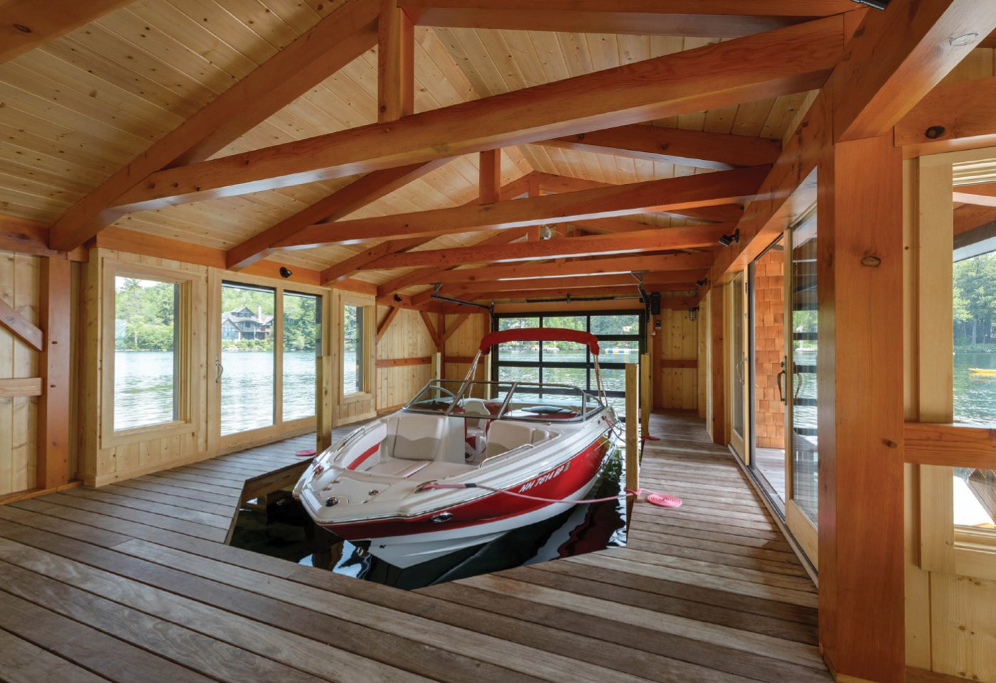 2018 Excellence in Specialty Room Design Winner Quiet Cove Boathouse