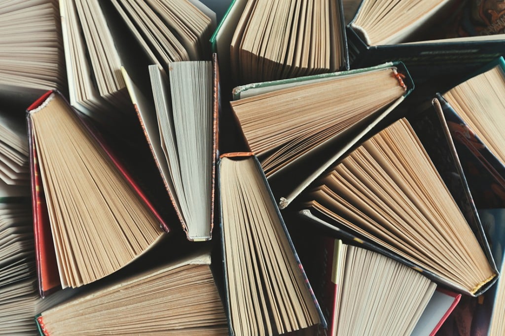 Composition With Books On The Table