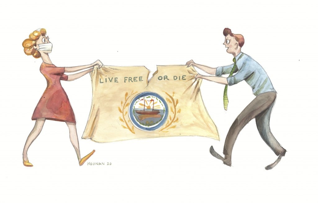 Live Free Or Die Illustration Nh Mag 2020 Copy