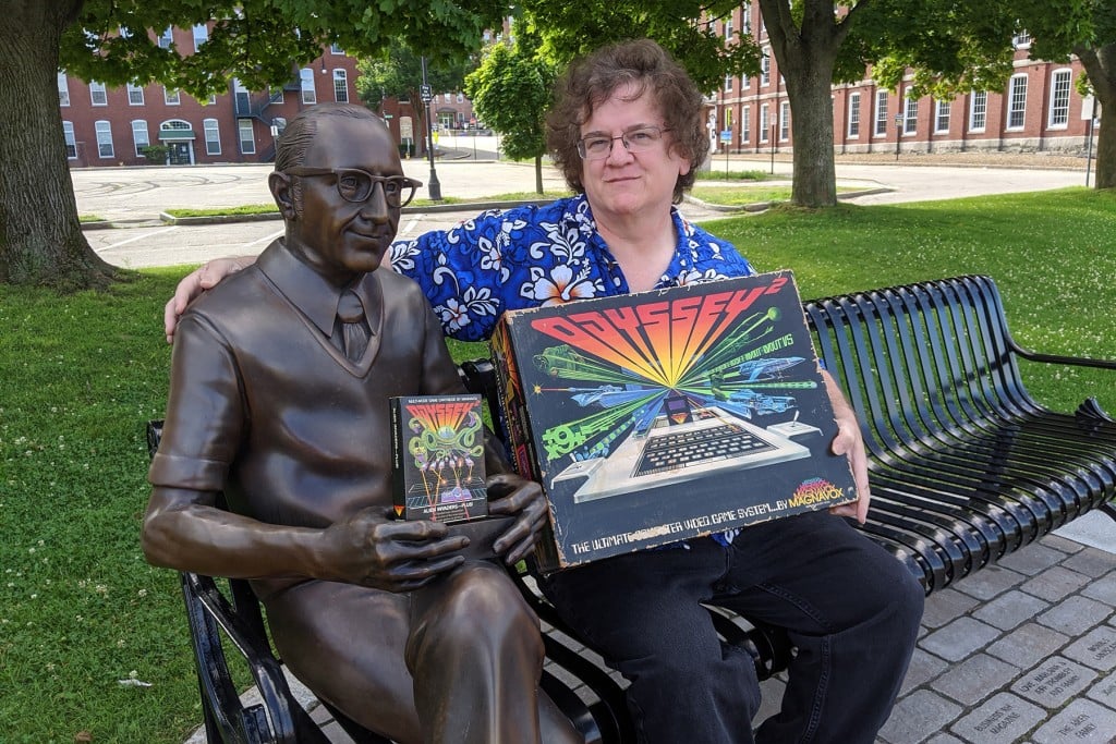 Darren Garnick Ralph Baer Statue Odyssey Game 2020 Web