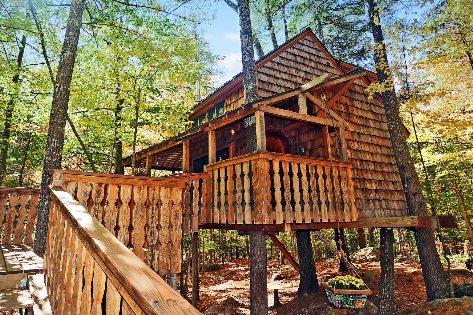 A Newbury Tree House Getaway New Hampshire Magazine
