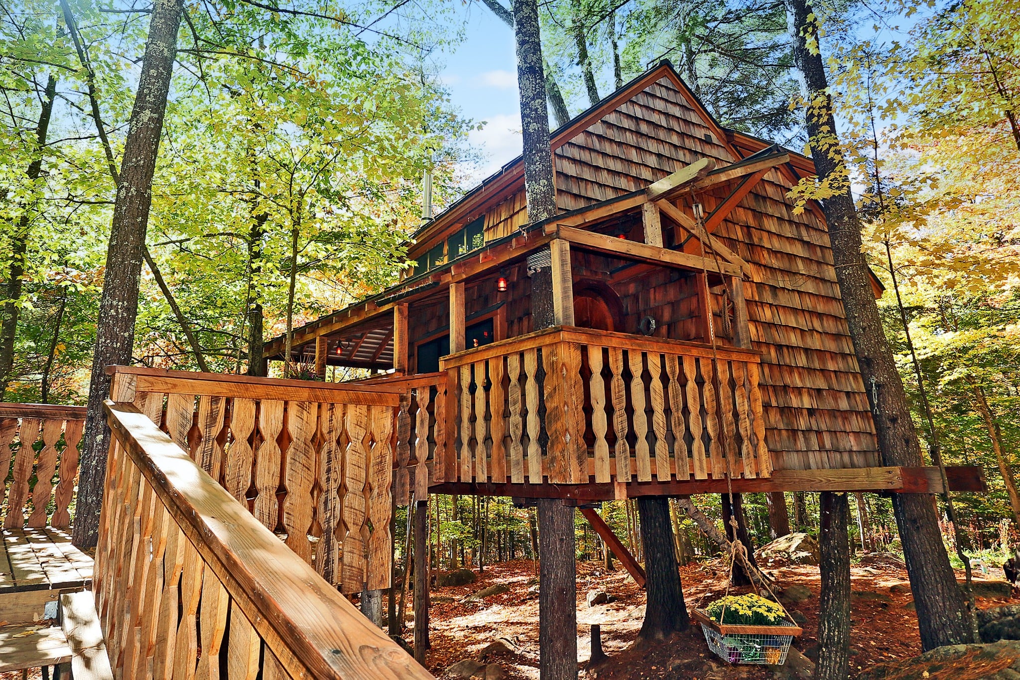 A Newbury Tree House Getaway New Hampshire Magazine