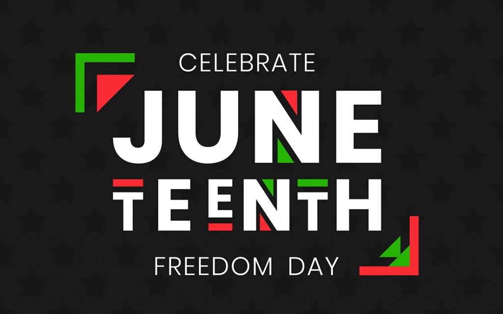 Juneteenth Freedom Day Banner. African American Independence Day, June 19, 1865. Vector Illustration Of Design Template For National Holiday Poster Or Card