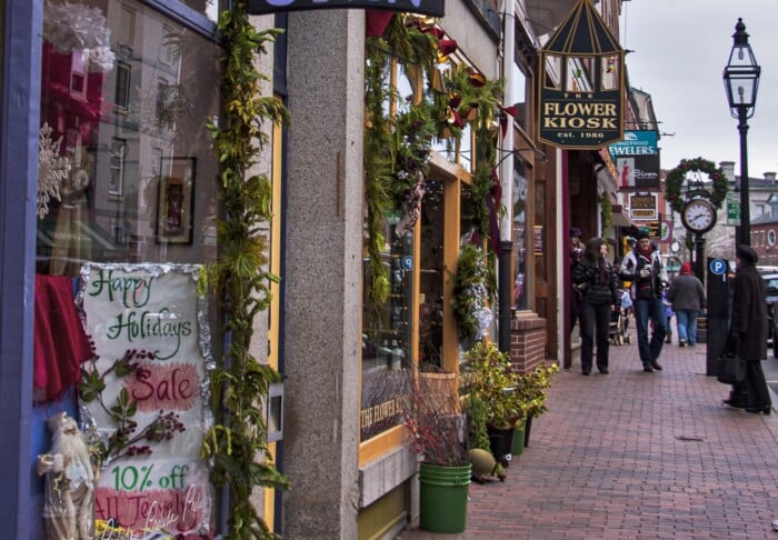 Christmas Shopping, Portsmouth New Hampshire