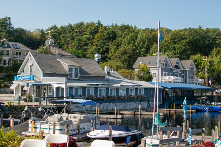 6923 Sunapee Harbor And The Popular Anchorage Retaurant
