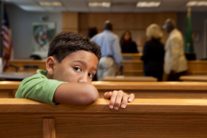 Kid In Courtroom