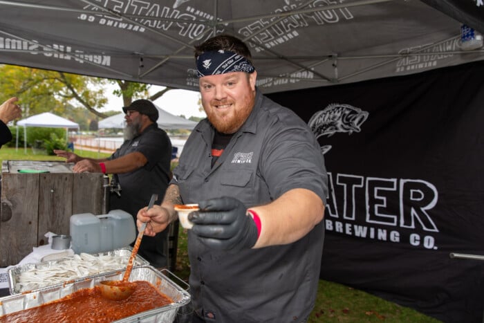 Chef Adam Sainsbury of Topwater Brewing Company