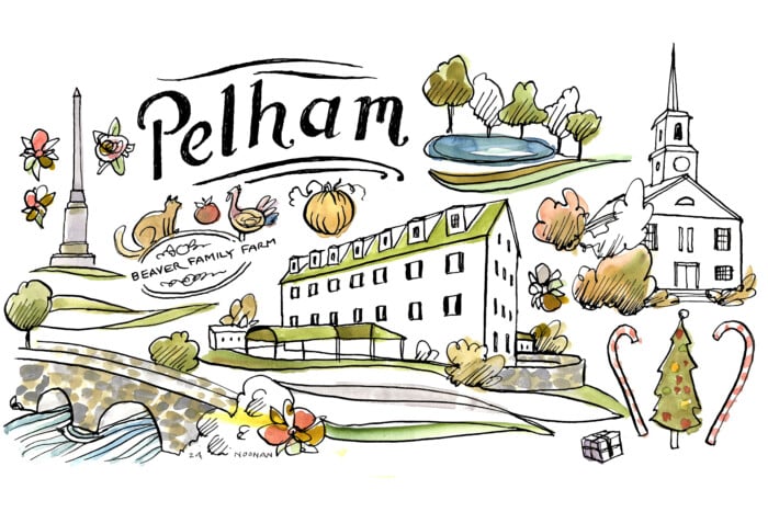 Pelham Our Town Illustration