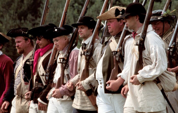 Bunker Hill Reenactment In Durham Nh By Ralph Morang