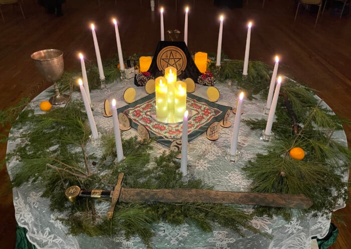 Winter Solstice Altar