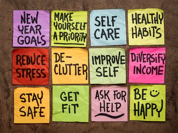 New Year Goals And Resolutions