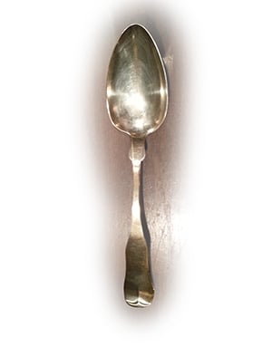 Antique Silver Spoon Appraisal by Jason Hackler of New Hampshire Antique Co-op