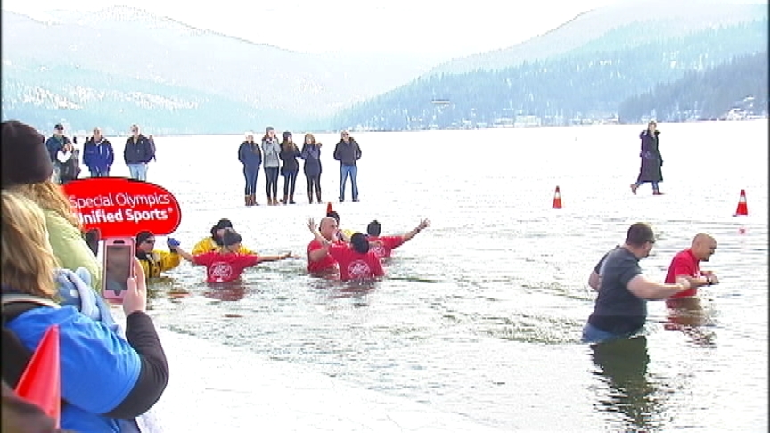 Freezin for a reason: dozens take a dip in 13th annual Special Olympics Polar Plunge