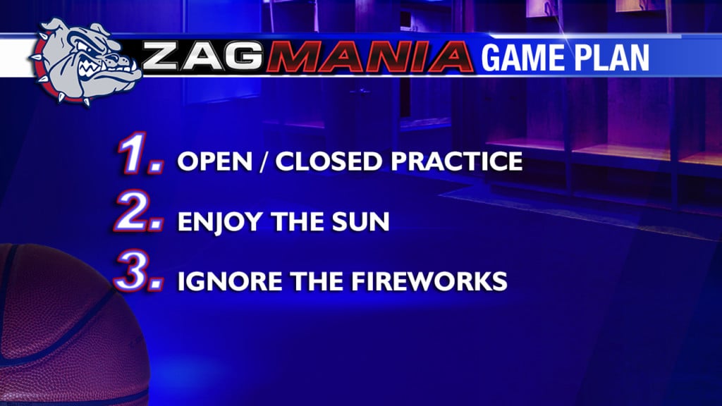 Zag Mania Game Plan: Wednesday, March 27th