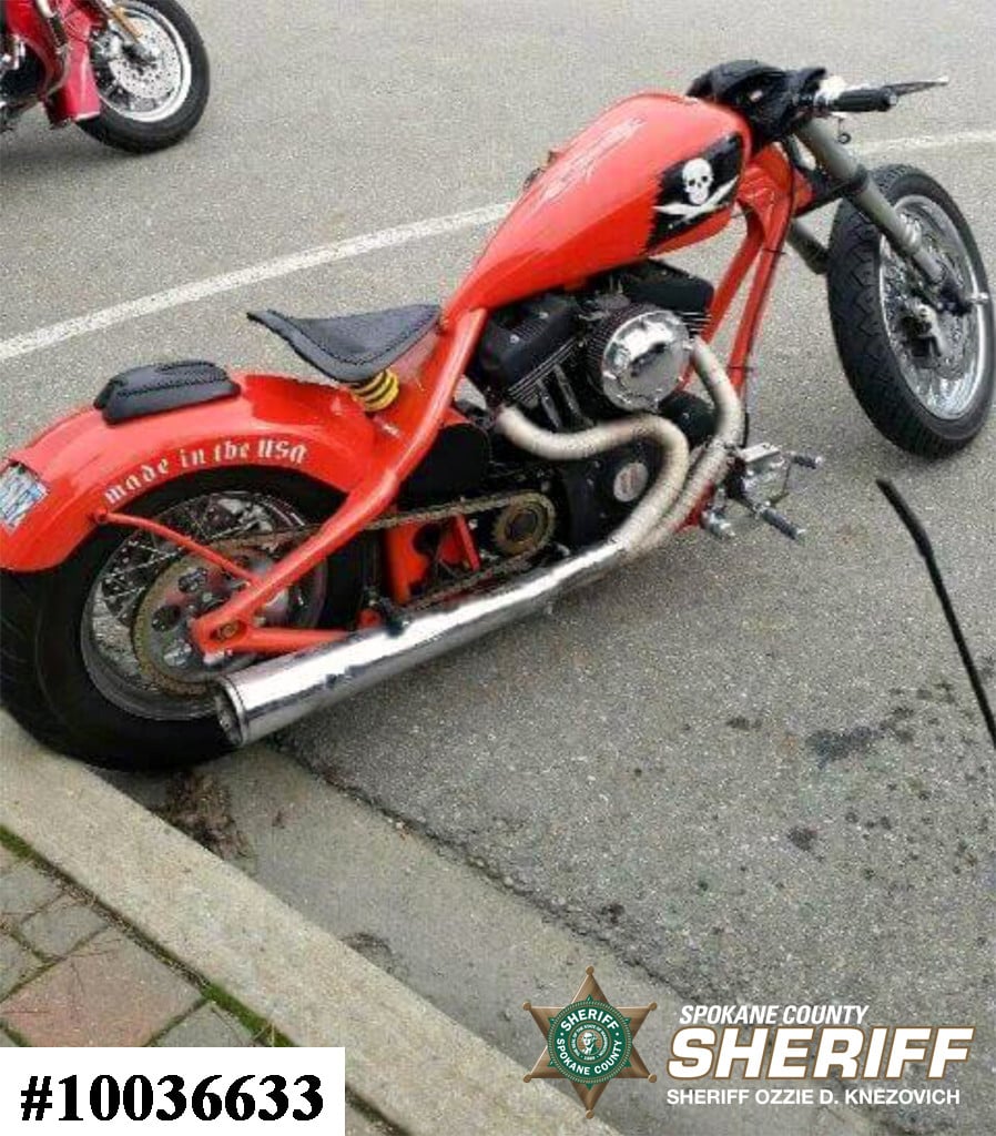 Police search for stolen motorcycle