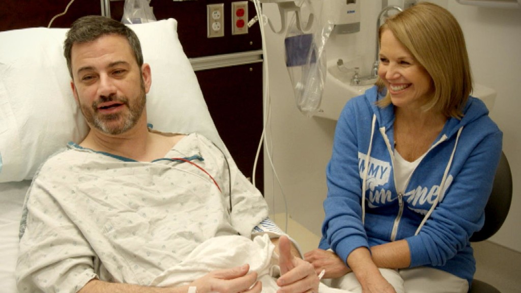 Katie Couric hilariously takes Jimmy Kimmel to get a colonoscopy