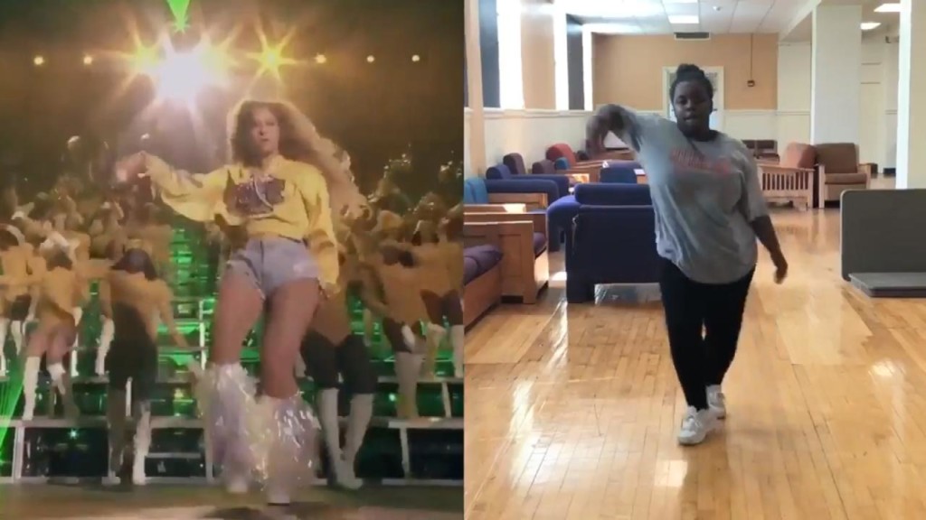 Fan nails Beyonce’s Coachella dance moves