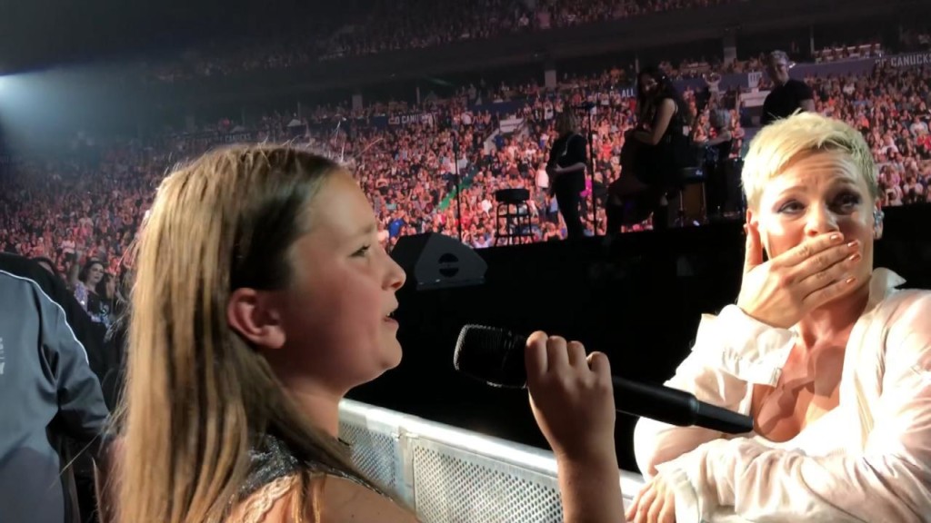 12-year-old superfan wows P!nk during Vancouver concert