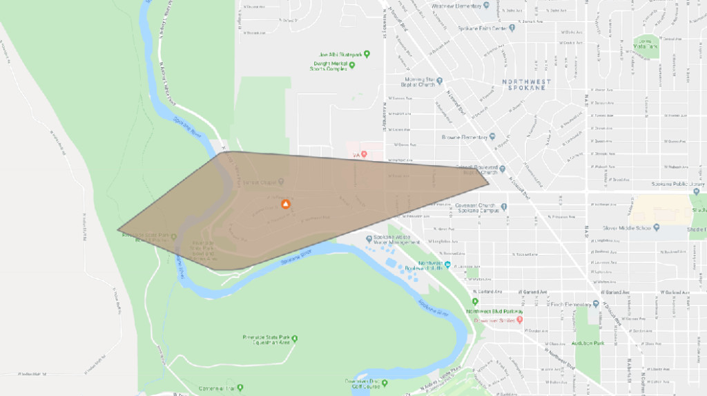 Power outage in north Spokane leaves hundreds in the dark