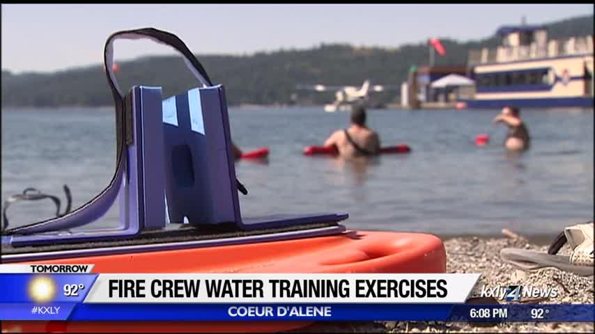 Cd’A Fire Department trains in water rescues